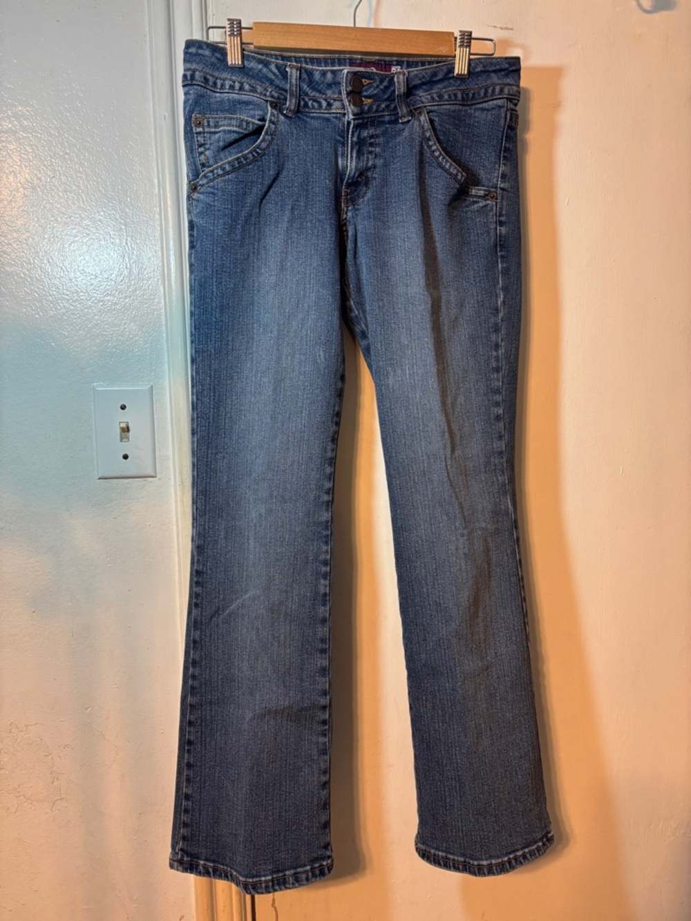 Vintage Jordache Dark Medium Blue Bootcut Jeans